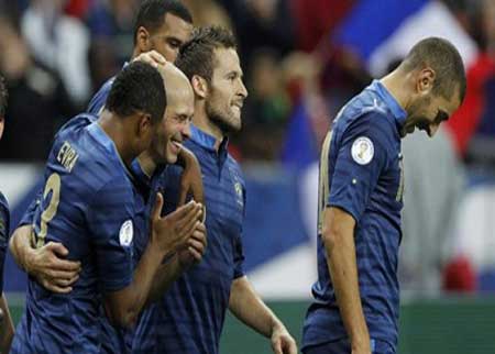 فرنسا تسحق بيلاروسيا بثلاثية بتصفيات كأس العالم فرنسا تسحق بيلاروسيا بثلاثية بتصفيات كأس العالم