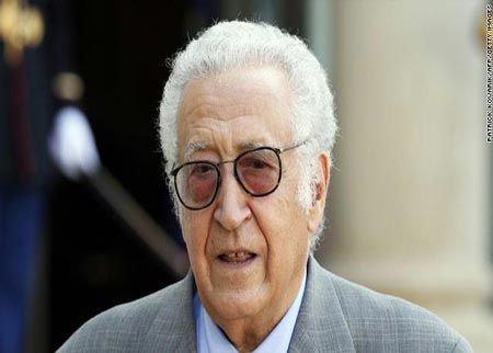 الأخضر الإبراهيمي يلتقي الرئيس السوري