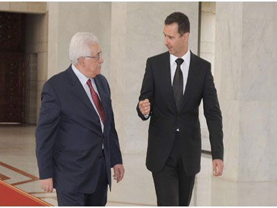 عباس يلتقي الرئيس السوري والفصائل الفلسطينية في دمشق تقاطع الزيارة وترفض لقاءه