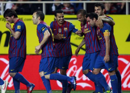 برشلونة يبحث عن فوزه السادس في الدوري الاسباني برشلونة يبحث عن فوزه السادس في الدوري الاسباني