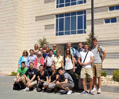 وفد طلابي من جامعة كوبلنز الألمانية يزور الجامعة الالمانية الاردنية
