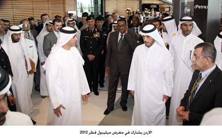 الاردن يشارك في معرض ميليبول قطر 2012