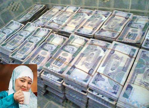 الخادمة المليونيرة تستلم 20 مليون ريال "نقداً " إرثها من تركة زوجها السعودي 