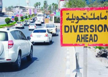  تحويلات مرورية تجريها الأمانة على شارع عبد الله غوشة استكمالا لمشروع الصرف الصحي