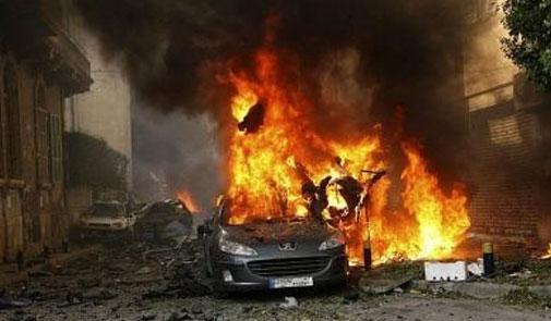 قتيلان و15 جريحاً بانفجار سيارة مفخخة وسط الهرمل شرق لبنان