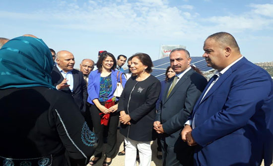 وزيرا الطاقة والتربية والتعليم يفتتحان مشروع حلول كفاءة الطاقة بمدرسة عرجان في عجلون