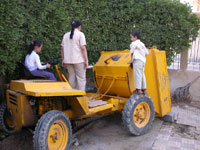 عبث اطفال بسيارة "بكب" كاد ان يودي بحياة اربعة اطفال في السلط