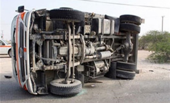 الزرقاء : إصابة 5 أشخاص اثر حادث تدهور مركبة