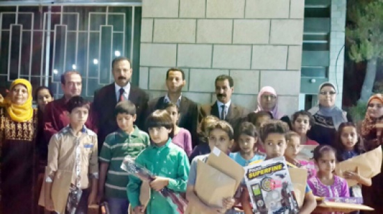 مديرية قضاء العارضة تقيم افطارا للايتام