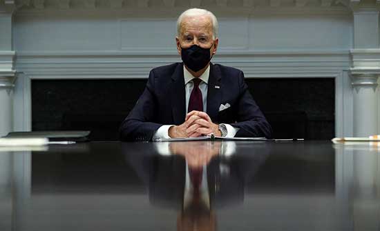 بايدن سيعقد بـ 25 الحالي أول مؤتمر صحافي له