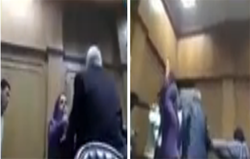 بعدما تحرش بها.. شاهد محامية مصرية تصفع زميلها في مشاجرة بينهما بعدما تحرش بها.. شاهد محامية مصرية تصفع زميلها في مشاجرة بينهما