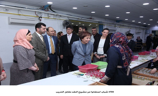 4708 شباب استفادوا من مشروع النقد مقابل التدريب