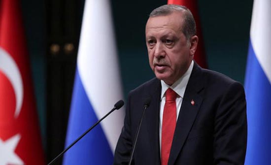 أردوغان: نرحب بموقف روسيا الإيجابي من المنطقة الآمنة بسوريا