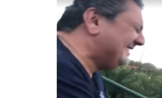 بالفيديو : رد فعل أب عربي أثناء تجربته لعبة ملاهي مرعبة بالفيديو : رد فعل أب عربي أثناء تجربته لعبة ملاهي مرعبة