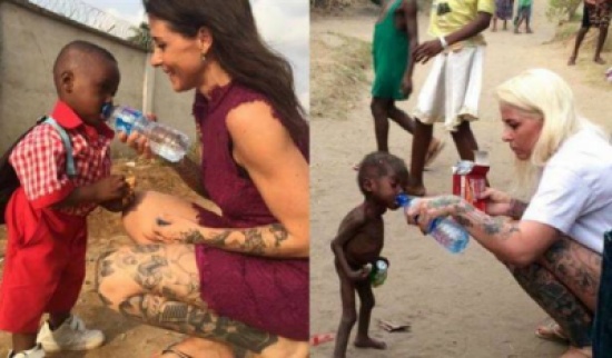 شاهد الفارق بين صورتين لنفس الطفل خلال عام واحد!