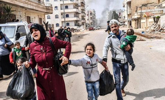 مقتل مدنيين بغارات على حلب مقتل مدنيين بغارات على حلب