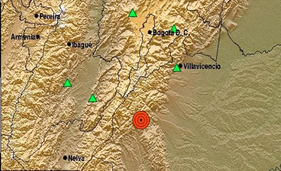 زلزال بقوة 6.2 درجات يضرب كولومبيا زلزال بقوة 6.2 درجات يضرب كولومبيا