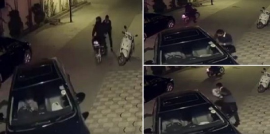 شاهد: ماذا فعل لصان بفتاة تقود سيارتها ليلًا شاهد: ماذا فعل لصان بفتاة تقود سيارتها ليلًا