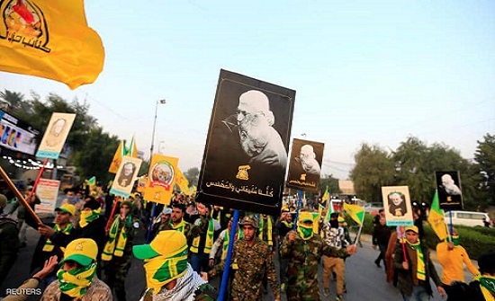 بدء تشييع سليماني والمهندس في بغداد