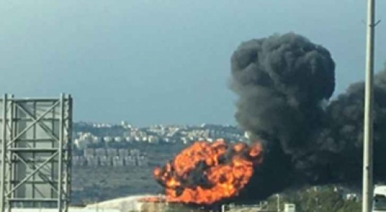 حريق كبير في مصافي النفط بمدينة حيفا حريق كبير في مصافي النفط بمدينة حيفا