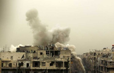 مشفى الأطفال الوحيد بمناطق المعارضة يعمل تحت القصف حلب