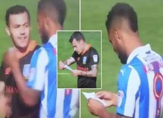 بالفيديو- لاعب يسرق خطة الفريق المنافس! بالفيديو- لاعب يسرق خطة الفريق المنافس!