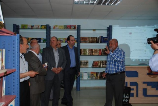 افتتاح مكتبة الشهيد عمر القاسم في بيت عنان افتتاح مكتبة الشهيد عمر القاسم في بيت عنان