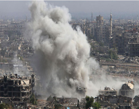 النظام السوري يستهدف حي جوبر بالغاز السام