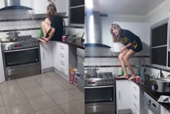 شاهد.. شاب يرصد لحظات ذعر حبيبته من عنكبوت ضخم