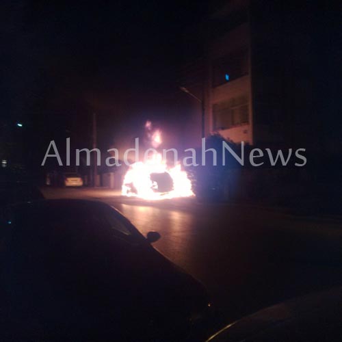 عمان : فشل في سرقة سيارة فحرقها ( صور ) عمان : فشل في سرقة سيارة فحرقها ( صور )
