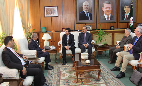 بحث التعاون بين جامعة اليرموك والجامعات الالمانية