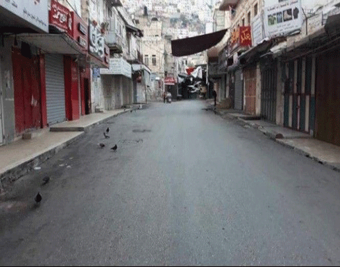 الاضراب يعم ارجاء فلسطين حداداً على شهداء غزة.. صور