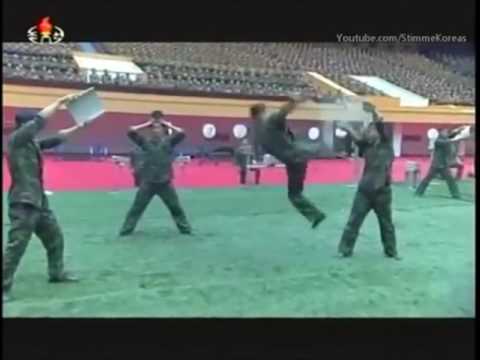 التدريبات العسكرية الأكثر جنونا في كوريا الشمالية “فيديو” التدريبات العسكرية الأكثر جنونا في كوريا الشمالية “فيديو”