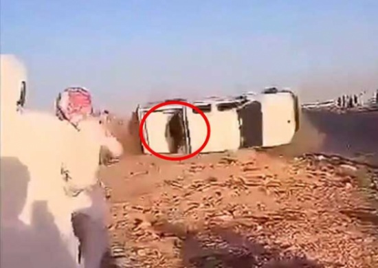 فيديو: شاب ينجو بشكل لا يصدق من الموت سحقاً بعد ان انقلبت فوقه سيارة