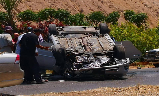 وفاتان واصابتان بحادث تدهور في الزرقاء وفاتان واصابتان بحادث تدهور في الزرقاء