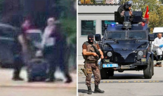 فيديو: اللحظات الأولى لعملية إطلاق نار في محيط السفارة الإسرائيلية بأنقرة