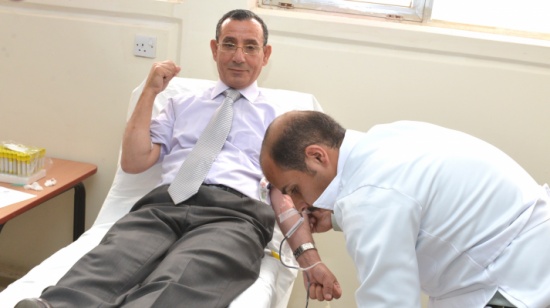 حملة للتبرع بالدم في "الطفيلة التقنية"