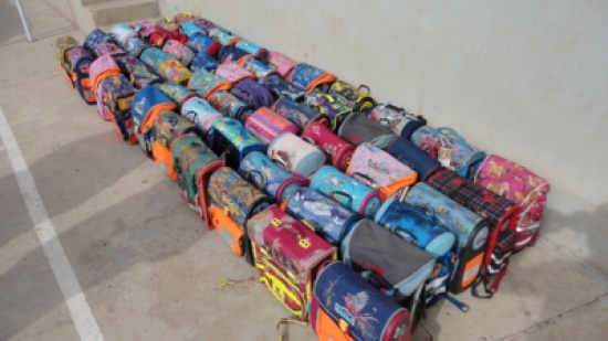 مديريه الاوقاف توزع حقائب مدرسيه وقرطاسيه على الاسر الفقيرة في عجلون