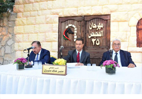 بشور والساكت يناقشان في الفحيص مستقبل المشرق العربي بشور والساكت يناقشان في الفحيص مستقبل المشرق العربي