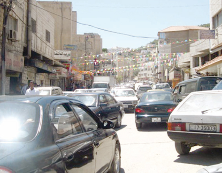 أزمات مرورية حادة بعجلون