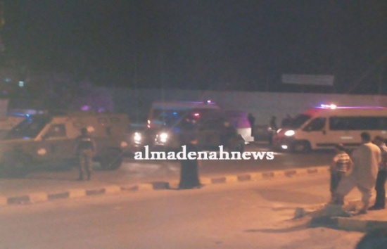 بالصور : اشتباكات مسلحة وخطف بمشاجرة في السخنة