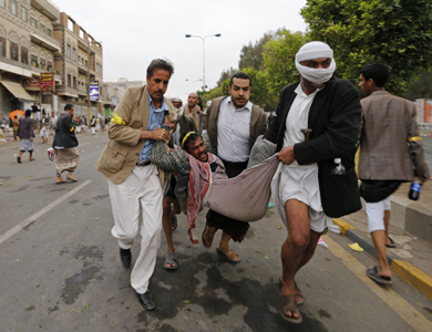 قتيل خلال محاولة الحوثيين اقتحام مقر رئاسة الوزراء في صنعاء