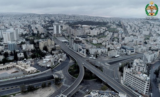 عمان من الجو بكاميرا الامن العام