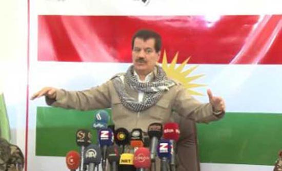 قائد البيشمركة: سنلقن جيش بغداد درساً لن ينساه إذا تقدم صوبنا قائد البيشمركة: سنلقن جيش بغداد درساً لن ينساه إذا تقدم صوبنا