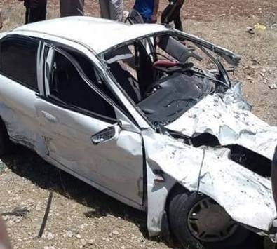 بالصور ... حادث مروع في الزرقاء يسفر عن 3 وفيات و 4 اصابات
