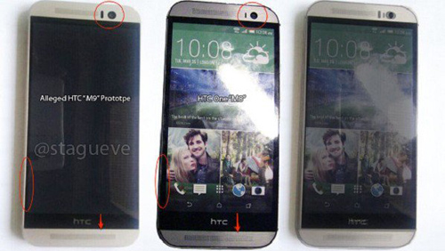 تسريب صورة جديدة تقارن HTC One M9 و HTC One M8 تسريب صورة جديدة تقارن HTC One M9 و HTC One M8