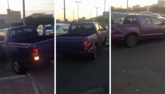 شاهد: شاب يهرب من سيارة الشرطة فيصطدم بسيارات أخرى