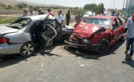 مصرع شخص واصابتان بحادث مروع في عجلون مصرع شخص واصابتان بحادث مروع في عجلون