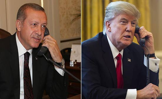 أردوغان وترامب يبحثان هاتفيًا العلاقات الثنائية وقضايا إقليمية أردوغان وترامب يبحثان هاتفيًا العلاقات الثنائية وقضايا إقليمية