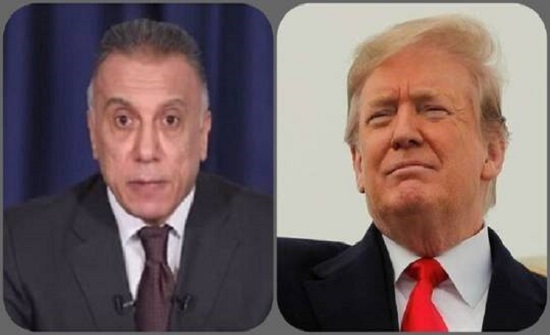 الرئيس الأمريكي دونالد ترامب يبارك لمصطفى الكاظمي توليه رئاسة الحكومة العراقية الرئيس الأمريكي دونالد ترامب يبارك لمصطفى الكاظمي توليه رئاسة الحكومة العراقية